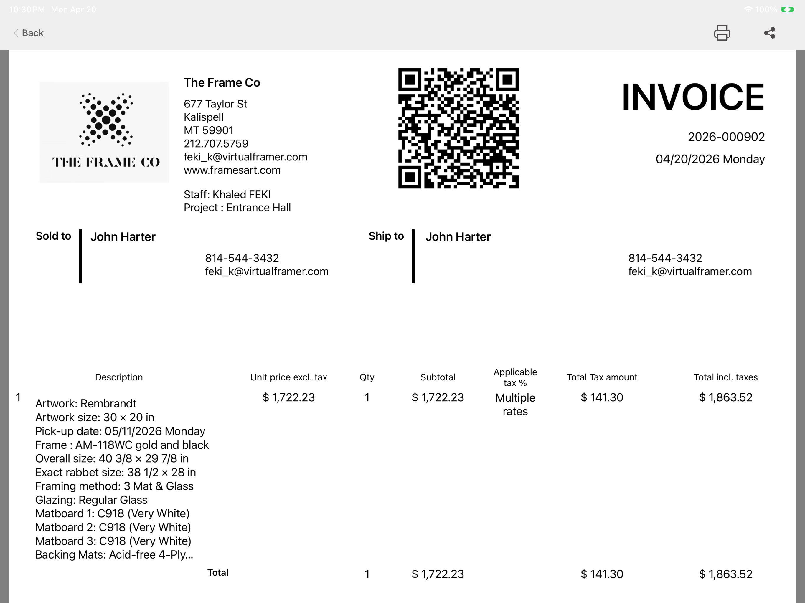 Invoices