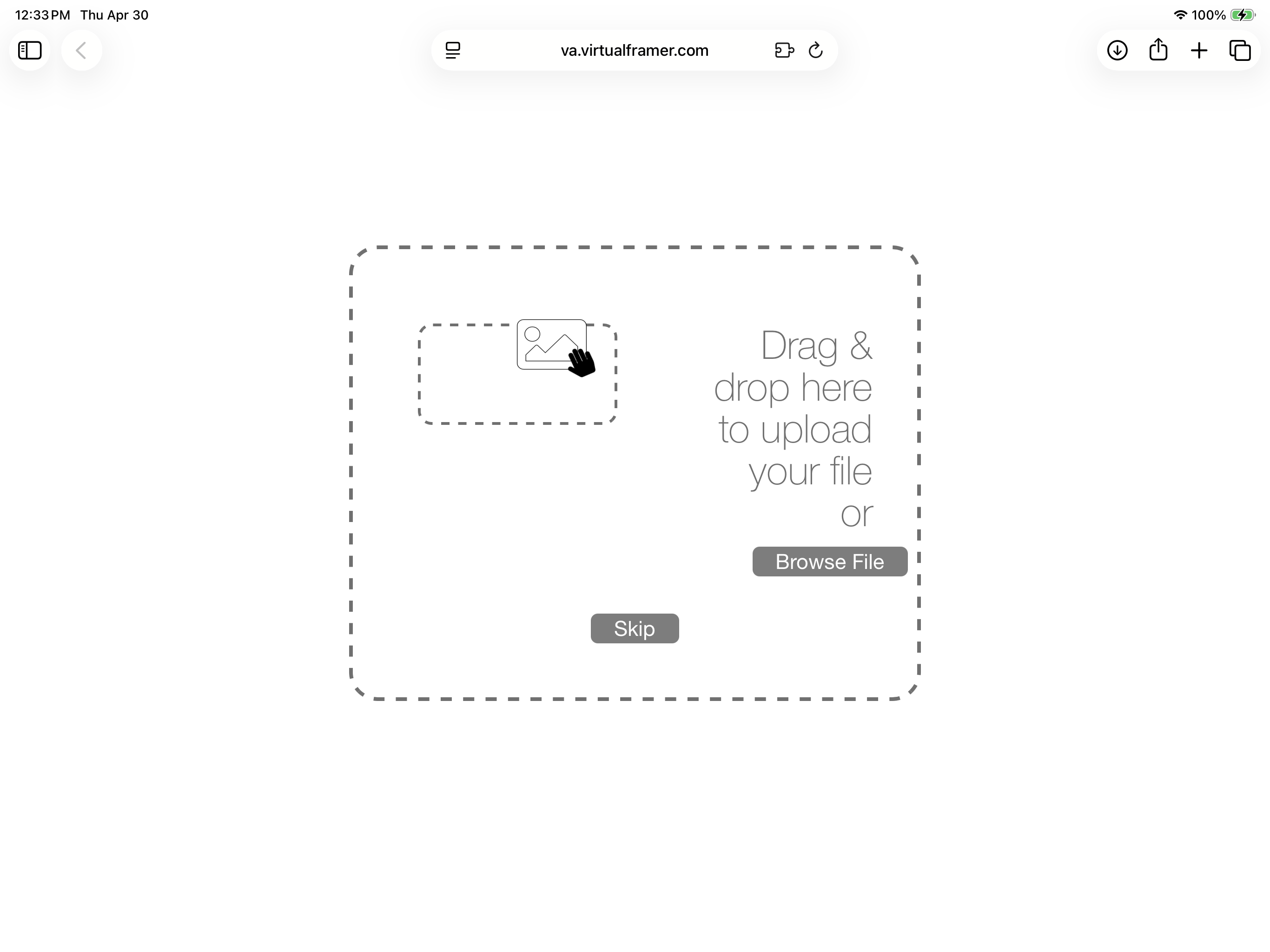 Virtual Framer embedding